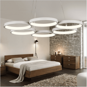 factory good price newst design indoor home decoration modern circle pendant lamp led light