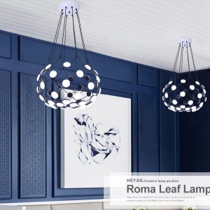 Modern contract acrylic pendant light iron pendant lamp loft simple coffee light