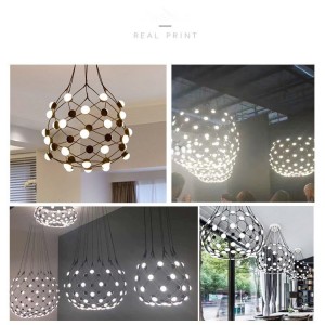 Modern contract acrylic pendant light iron pendant lamp loft simple coffee light