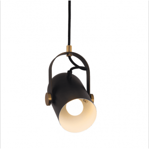 New simple aluminum  pendant light designer decorative hanging lamp black E14 LED restaurant chandelier
