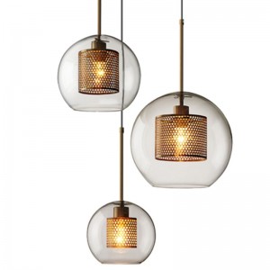 Industrial Vintage Glass Pendant Lighting Pendant Lamp Ceiling for Restaurant ,Cafe and Bar