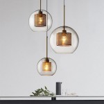 Industrial Vintage Glass Pendant Lighting Pendant Lamp Ceiling for Restaurant ,Cafe and Bar