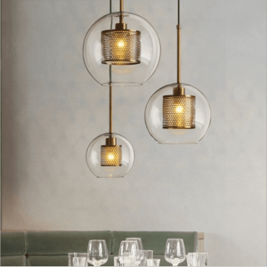 Industrial Vintage Glass Pendant Lighting Pendant Lamp Ceiling for Restaurant ,Cafe and Bar