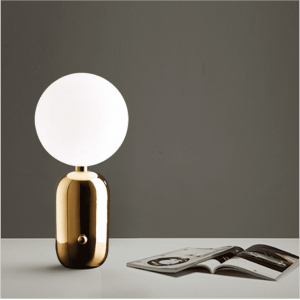 Italy touch table lamp glass decorative desk lamp 3D color table lamp for restaurant