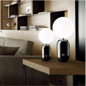 Italy touch table lamp glass decorative desk lamp 3D color table lamp for restaurant