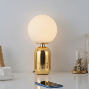Italy touch table lamp glass decorative desk lamp 3D color table lamp for restaurant