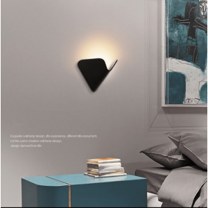 Gold Color and Energy Saving Light Source V shape wall mounted corner lights for project