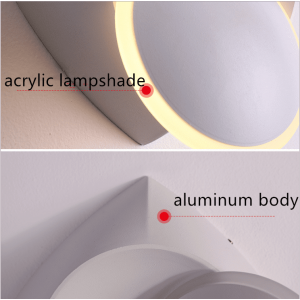 aluminum adjustable modern wall lighting indoor decorative long arm project wall lamp