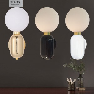 Modern creative inside hotel room restaurant wall decoration wall mounted light