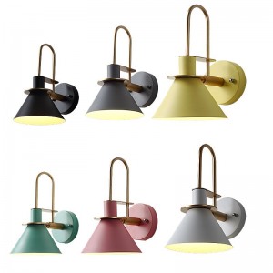 Indoor Decprative Mix color and Metal Material E27 lamp holder Wall Lamp for living room