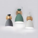 Home Decor Nordic Modern Metal Wall Mounted Lamp Cone Shape Restaurant Wall Lighting