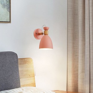 Home Decor Nordic Modern Metal Wall Mounted Lamp Cone Shape Restaurant Wall Lighting