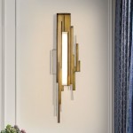 cylinder tube aluminum bathroom led wall mounted decorative gold bed reading wall light