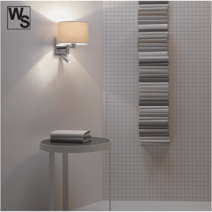 Hotel room bedside wall lamp with rotating LED reading light Multifunctional bedside lamp Non-standard engineering lighting