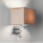 Hotel room bedside wall lamp with rotating LED reading light Multifunctional bedside lamp Non-standard engineering lighting