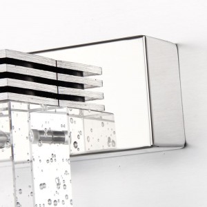 LED crystal mirror light clear color bathroom fixture led light wall fixture warm white led bathroom mirror light