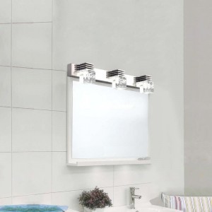 LED crystal mirror light clear color bathroom fixture led light wall fixture warm white led bathroom mirror light