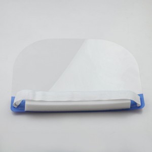 Headwear type transparent anti fog PVC waterproof face shield anti foam mask