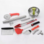 Stainless steel cooking suit, kitchen pizza supplies 10 sets