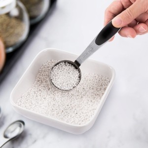Hot sale Measuring Cups and Magnetic Measuring Spoons Set 304 Stainless Steel 5 Cups and 7 Spoons 1 Scraper