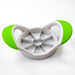 EDELIN Apple Slicer Cutter and Corer Apple Wedger Stainless Steel - 8 Sharp Blades and Easy Grip Ergonomic Rubber Grip Handle Tool Fruit Cutter