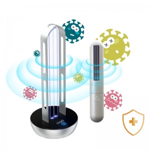 Metal led UV germicidal lamp table lamp disinfection lamp