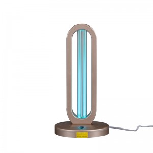 Black and rose gold ABS 38W UV disinfection lamp table lamp floor lamp UL CE FCC ROHS certification