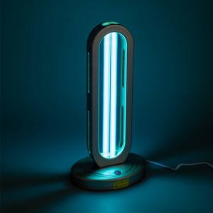 Black and rose gold ABS 38W UV disinfection lamp table lamp floor lamp UL CE FCC ROHS certification