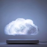 Intelligent Voice Control amazon alexa Lighting Induction Adaptive responsive Music Maglev floating Cloud Table Lamp