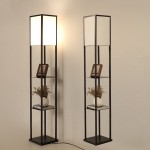 New Chinese Simple Floor Lamp Living Room Retro-Chinese Style Bookshelf Hotel Club Bedroom Floor Lamp