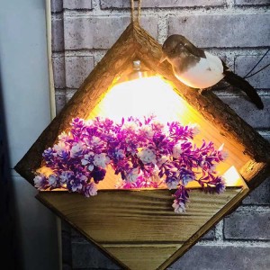 Outdoor lawn garden plants and animals glass landscape lights