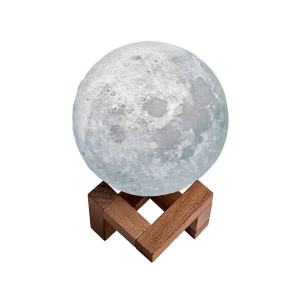 3D printing Amazon hot style creative LED remote control bedside moon lamp