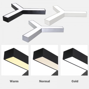 Y-type free combination simple office lamp ceiling lamp for shopping mall lighting