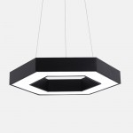 Hexagonal simple splicing office lamp pendant