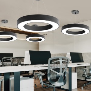 Wholesale customized circular hollow office Chandelier