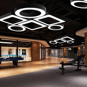 Wholesale customized circular hollow office Chandelier