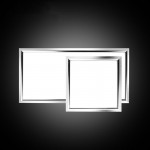 Integrated ceiling lamp LED flat panel lamp kitchen and bathroom lamp ultra-thin panel lamp 300*300*600 aluminum button board embedded