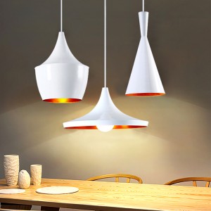 Creative loft individual musical instrument Cafe Restaurant chandelier decoration three head musical instrument single head industrial style bar lamp