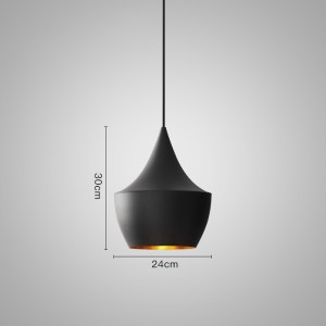 Creative loft individual musical instrument Cafe Restaurant chandelier decoration three head musical instrument single head industrial style bar lamp