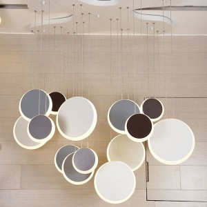 Metal paint acrylic modern living room bedroom Chandelier