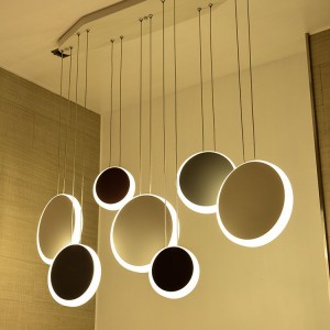 Metal paint acrylic modern living room bedroom Chandelier