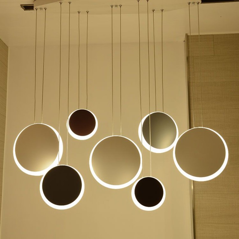 Metal paint acrylic modern living room bedroom Chandelier