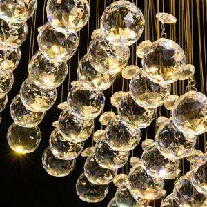 Hotel lobby engineering Club ceiling modern villa living room large chandelier customized Eagle creative Crystal Chandelier