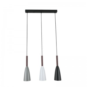 Nordic style restaurant chandelier three head combination dining room tea room bedroom living room lamp modern simple fashion bar lamp