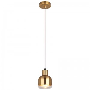 Northern Europe light luxury bedside chandelier retro gold living room chandelier postmodern dining room glass chandelier
