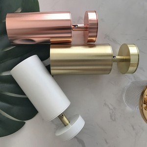 All copper spotlight led ceiling lamp shop commercial rail spotlight domestic open ceiling mirror front lamp mirror cabinet wall lamp