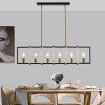 American industrial restaurant simple modern coffee bar carbon steel water glass post modern Chandelier