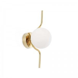 Nordic modern simple metal electrophoresis gold restaurant double head chandelier designer light luxury bedroom bedside table lamp