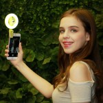 USB Charging Mini Fan Mobile Phone Self-timed Live Beauty Supplementary Light LED Seven-color Lamp Clamp Fan Makeup Beauty Beautifying Light