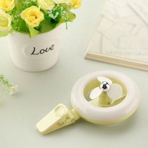 USB Charging Mini Fan Mobile Phone Self-timed Live Beauty Supplementary Light LED Seven-color Lamp Clamp Fan Makeup Beauty Beautifying Light